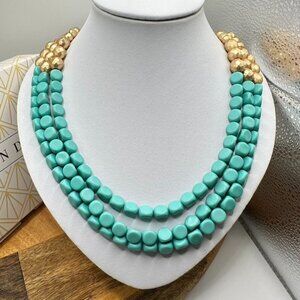 Plunder DEIDRE Heat Wave Mystery Bundle Necklace With Gold & Turquoise Beads